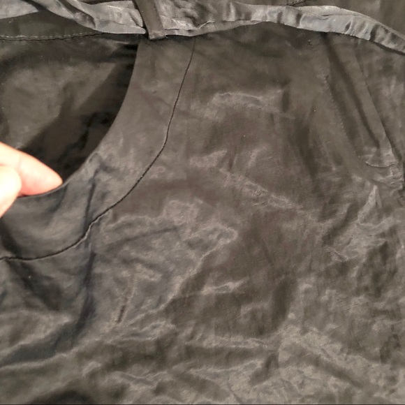 Eileen Fisher Steel Satin Graphite Pencil Skirt - Picture 4 of 6